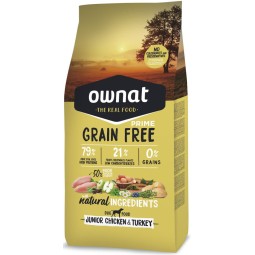 PRIME DOG GRAIN FREE JUNIOR CHICKEN&TURKEY 3KG