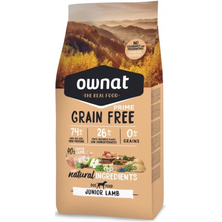 PRIME DOG GRAIN FREE JUNIOR LAMB 3KG