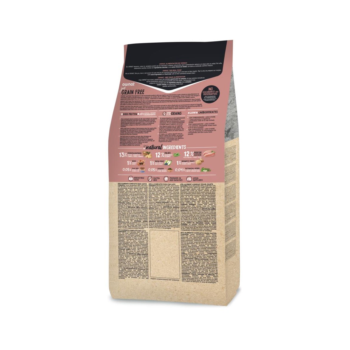 JUST CAT GRAIN FREE ADULT 1KG