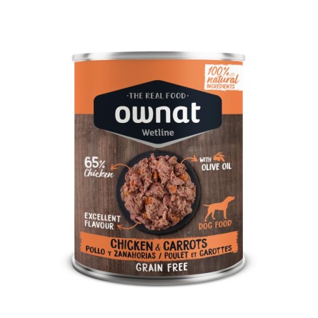 WETLINE DOG CHICKEN WITH CARROTS 395GR