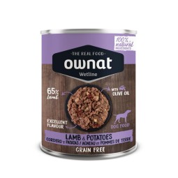 WETLINE DOG LAMB WHITH POTATOES 395GR