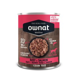 WETLINE DOG BEEF AND SALMON 395GR