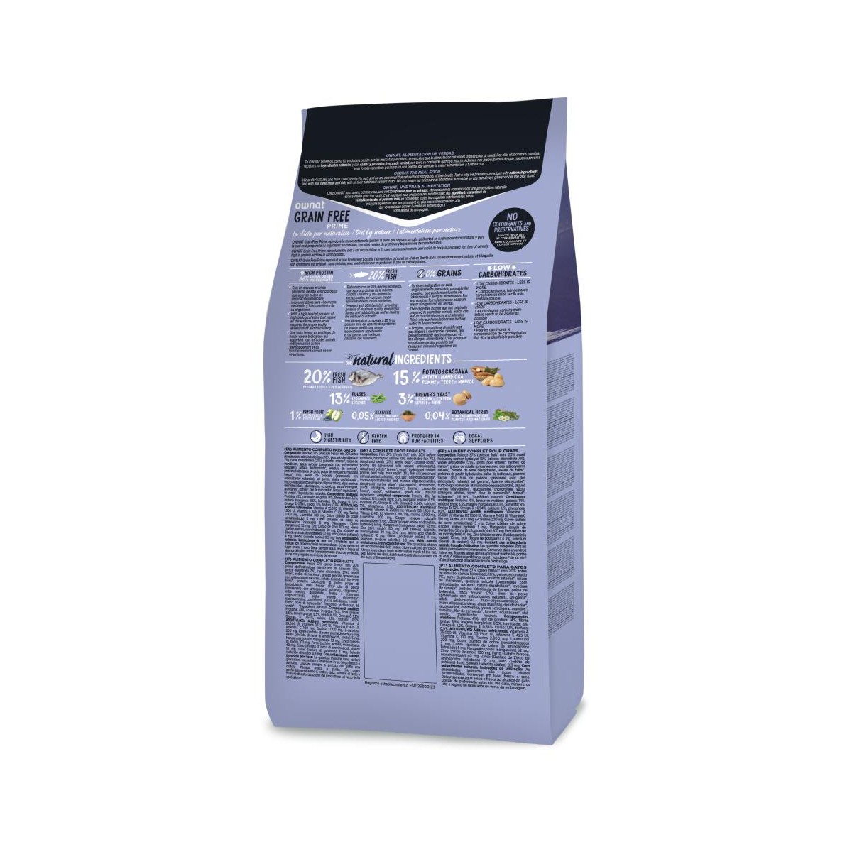 PRIME CAT GRAIN FREE STERILIZED FISH 8KG