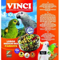 VINCI 1KG MIXTURA LOROS MEDIUM 