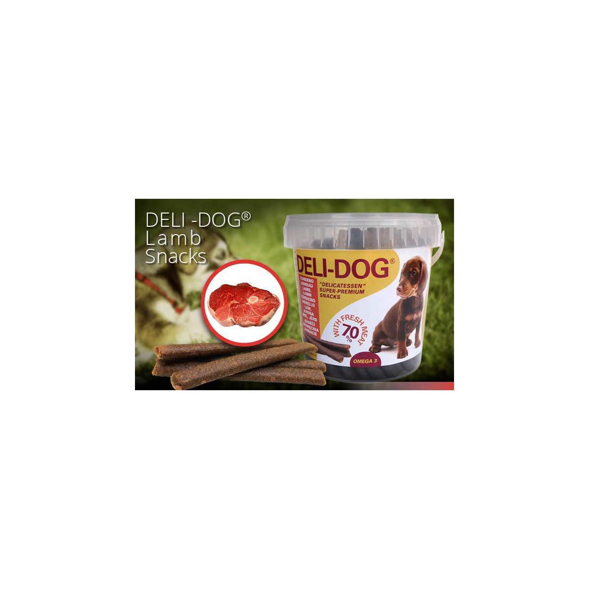 DELIDOG CORDERO 300GR