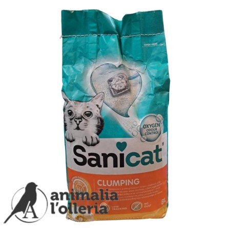 SANICAT CLUMPING VAINILLA/MANDARINA 8LT