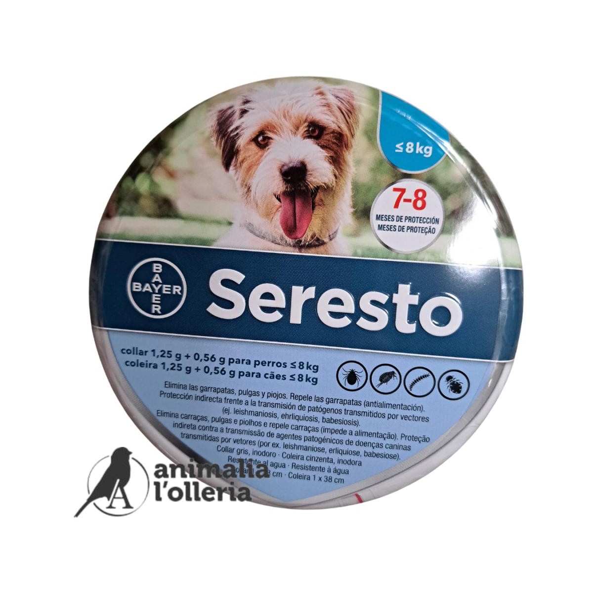 SERESTO COLLAR 1 25g 0 56g   PERROS -8KG