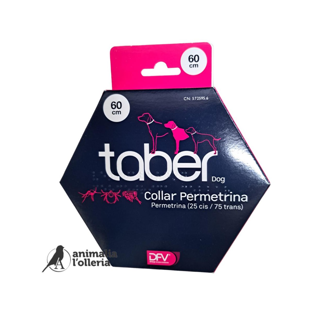 TABERDOG COLLAR PERMETRINA 60cm