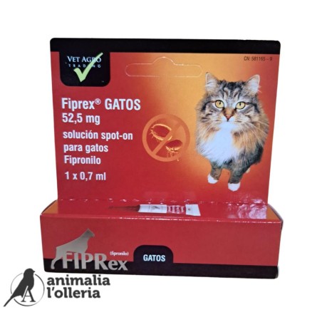 FIPREX GATOS 1X0 7ML/52 5MG