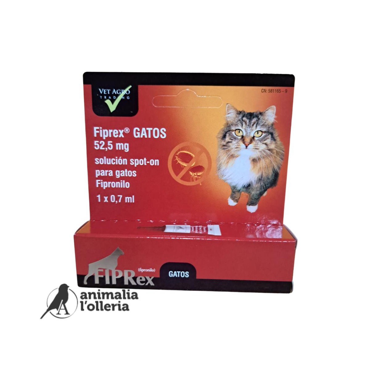 FIPREX GATOS 1X0 7ML/52 5MG