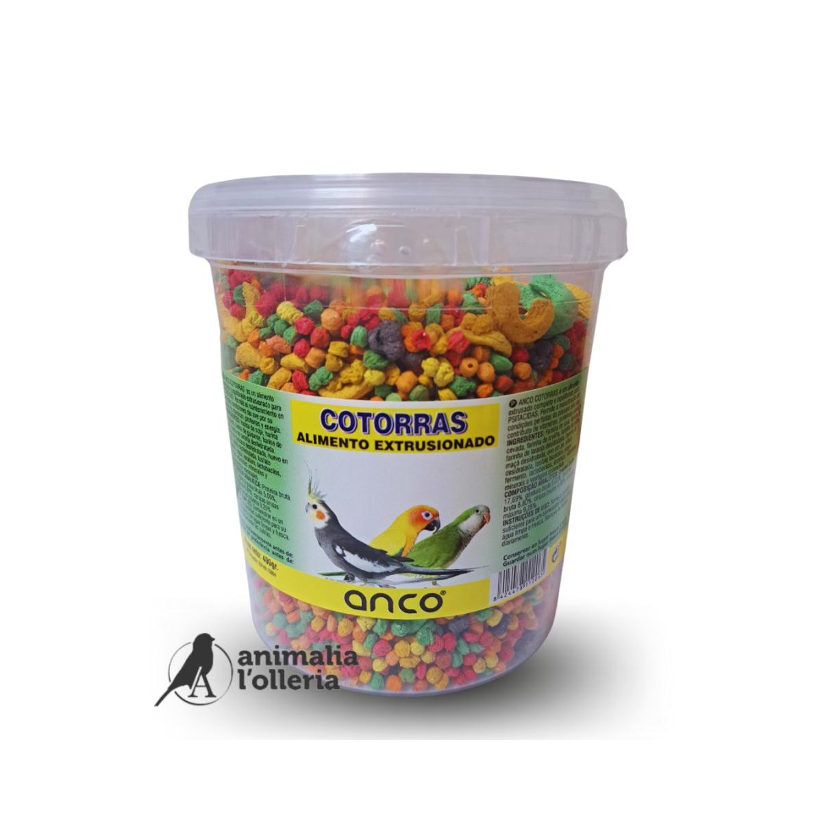 ANCO NINFA EXTRUSIONADO FRUTA 400GR