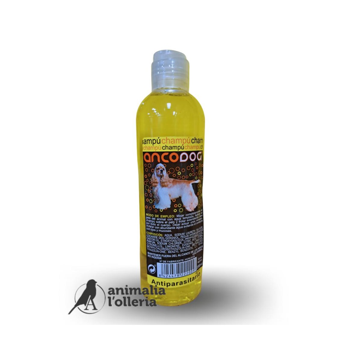 ANCO DOG CHAMPU ANTIPARASITARIO 250ML