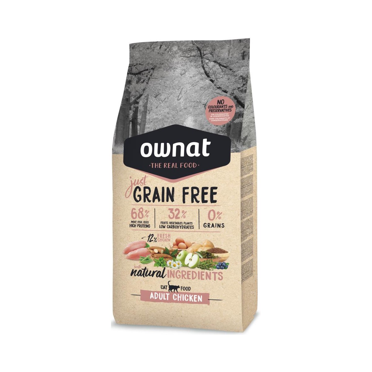 JUST CAT GRAIN FREE ADULT 3KG