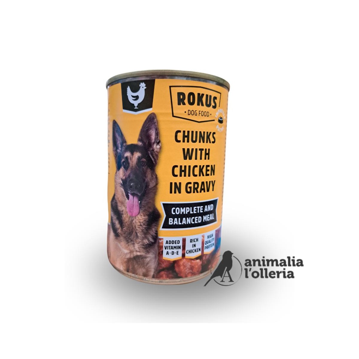 ROKUS 415 GR PERROS POLLO                    