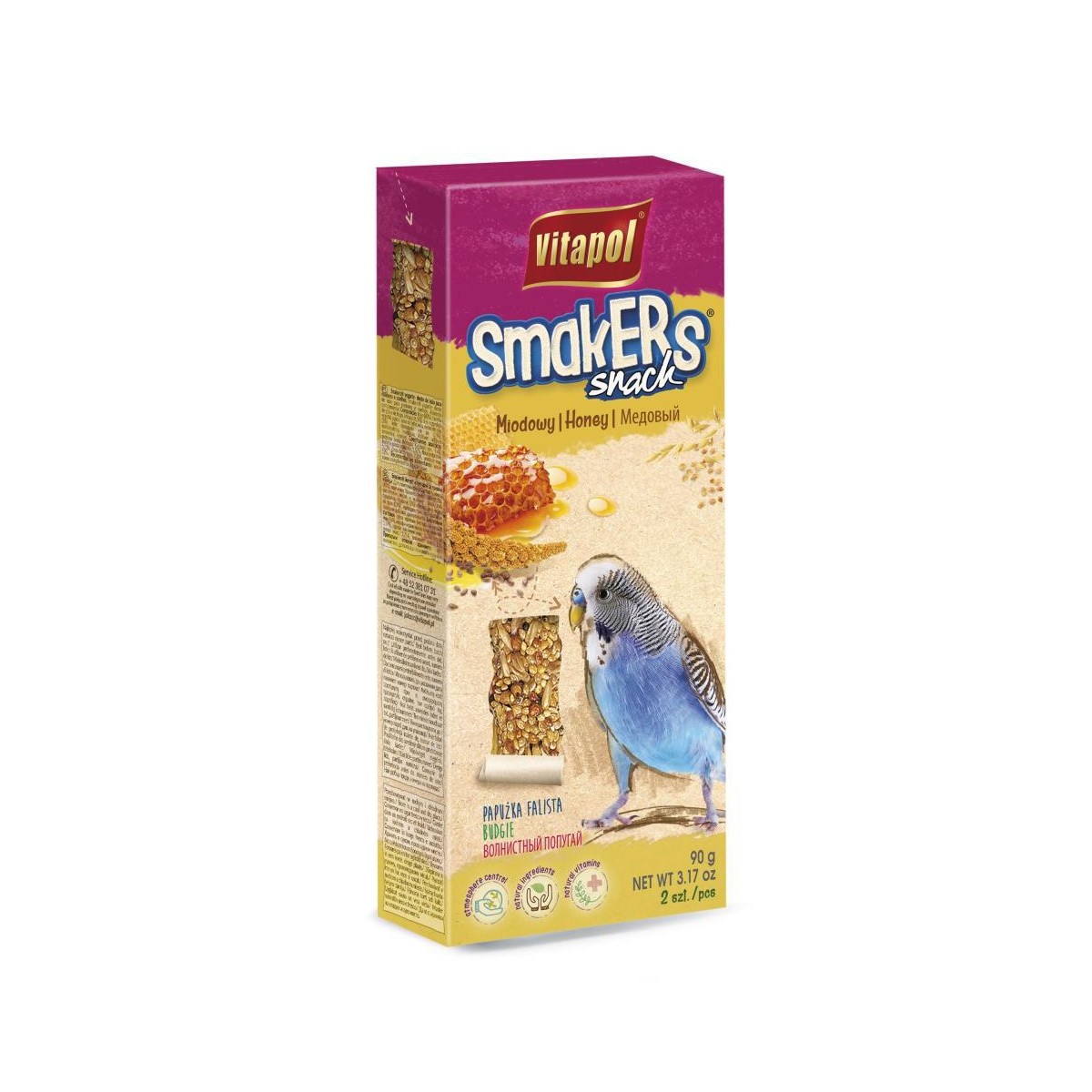 BARRITAS DE MIEL PERIQUITO 2pcs 65GR