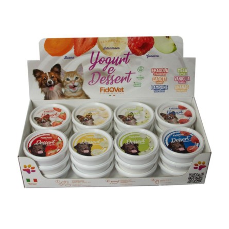 BOX YOGUR Y POSTRE PARA PERRO Y GATO FIDOVET 