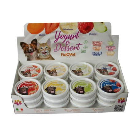 BOX YOGUR Y POSTRE PARA PERRO Y GATO FIDOVET 