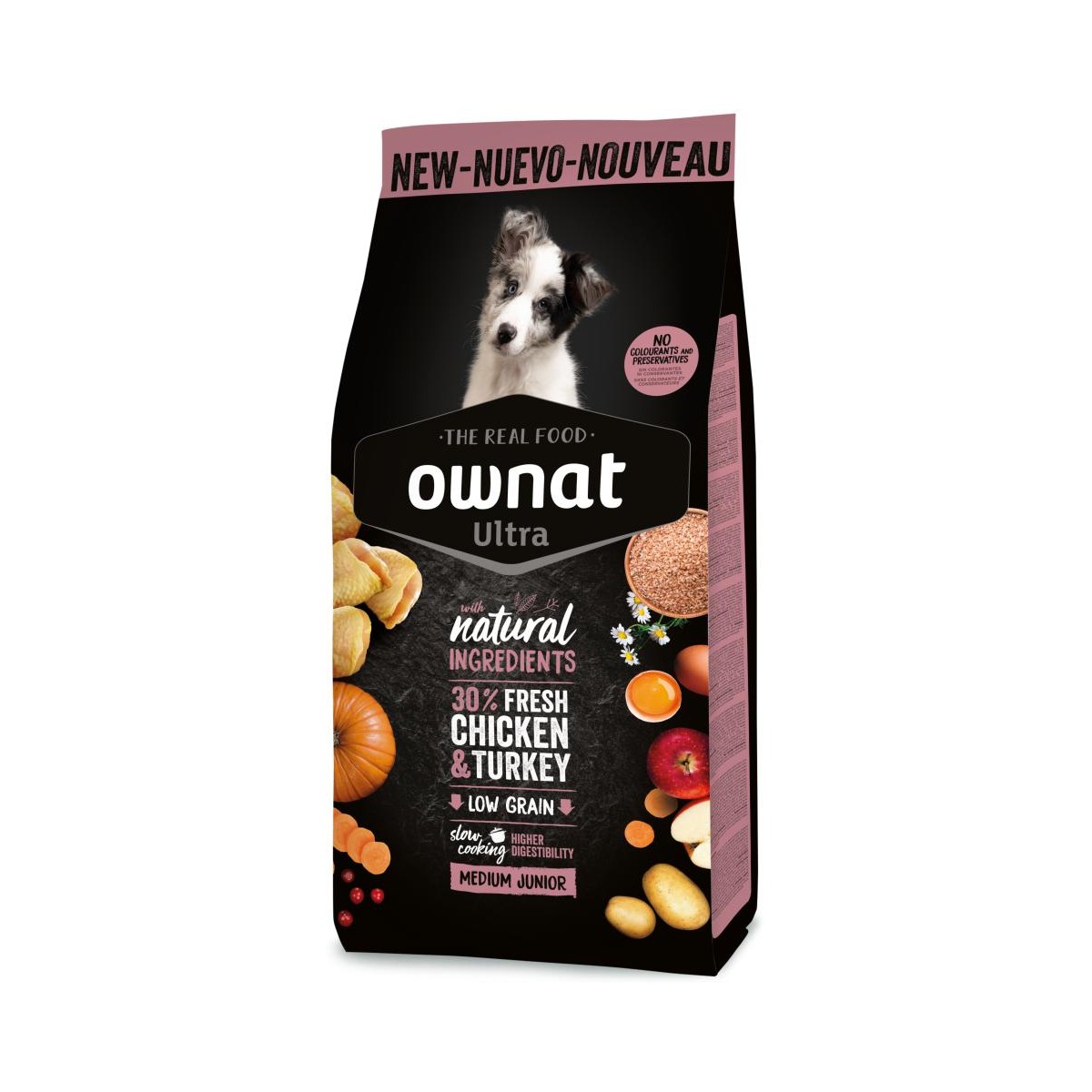 ULTRA NEW DOG MEDIUM JUNIOR 400GR