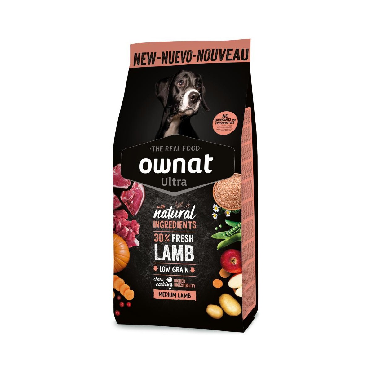 ULTRA NEW DOG MEDIUM LAMB&RICE 3KG