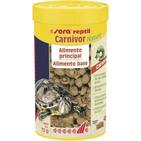 SERA REPTIL CARNIVOR 72gr  250ml 