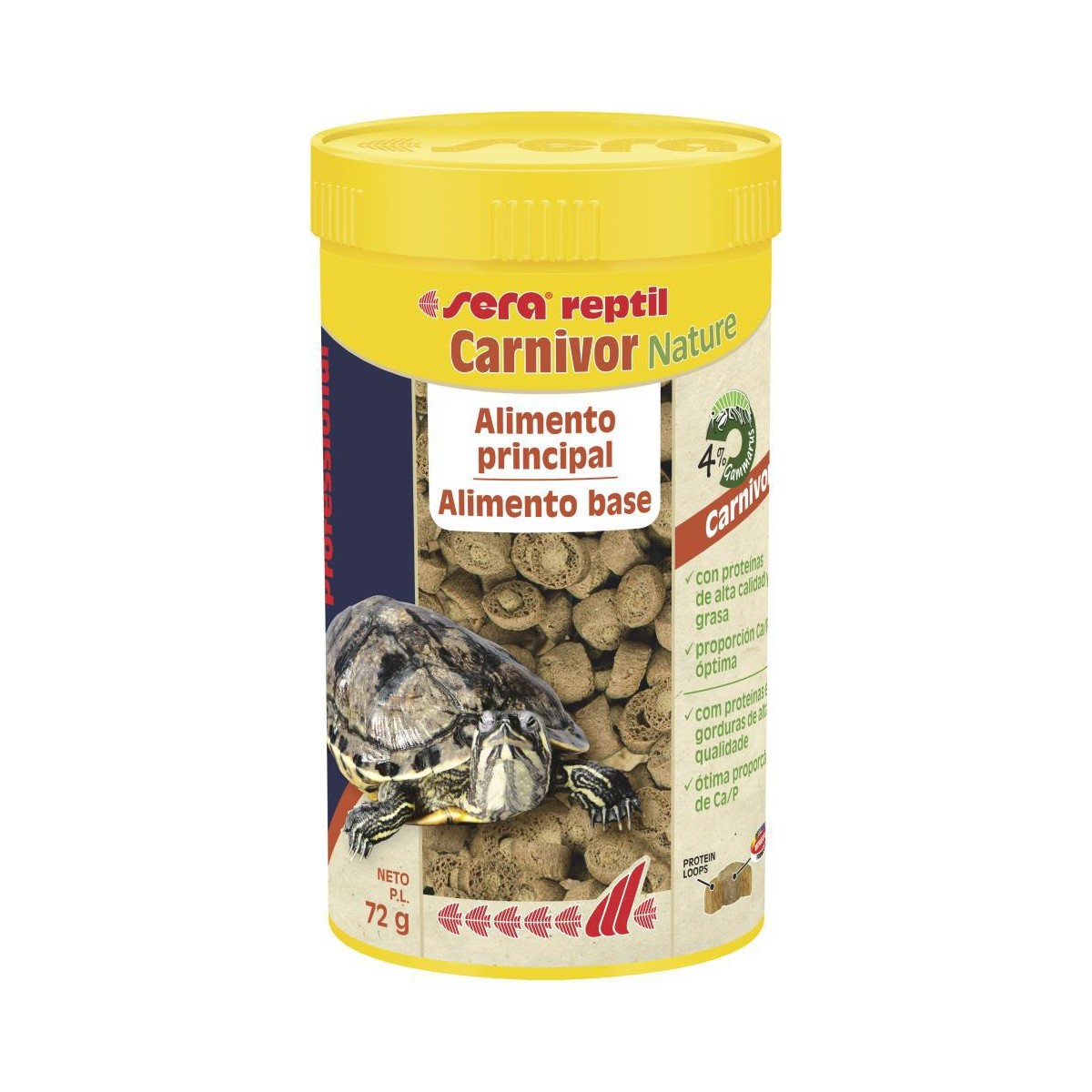 SERA REPTIL CARNIVOR 72gr  250ml 