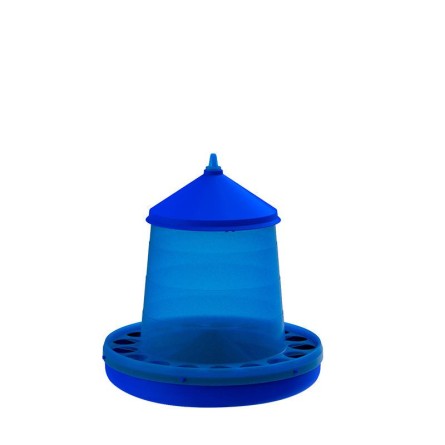 TOLVA PLASTICO PARA GALLINAS 4kg AZUL