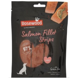 TIRAS DE FILETE DE SALMÓN AL PALO DE ROSA L  150GR