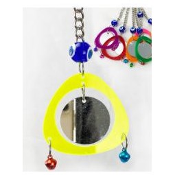 JUGUETE ESPEJO PLASTICO CASCABEL 5X16cm