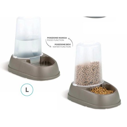 TOLVA COMEDERO/BEBEDERO TALLA L 2 5LT