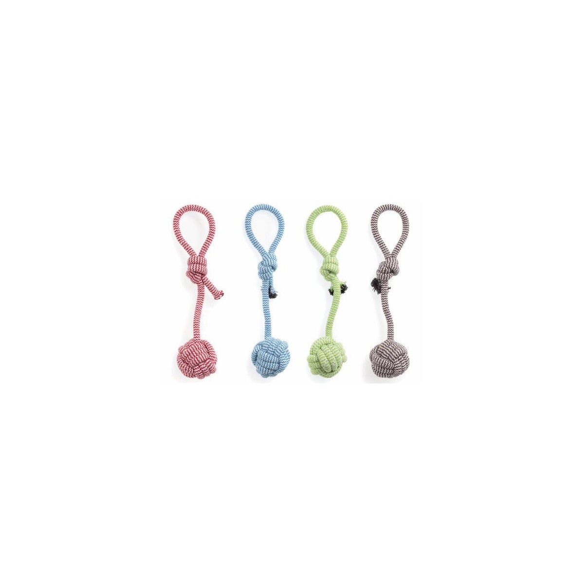 BOLA DE CUERDA CON MANGO LARGO 35 5CM