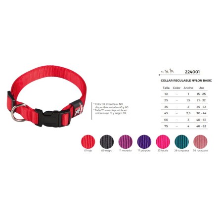 COLLAR NYLON REG  BASIC