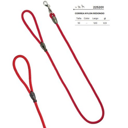 CORREA NYLON REDONDO 9MM