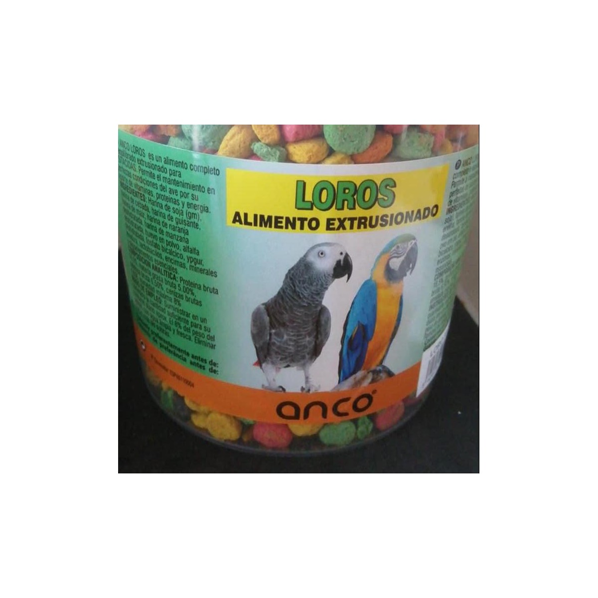 ANCO LORO EXTRUSIONADO FRUTA 1 8KG