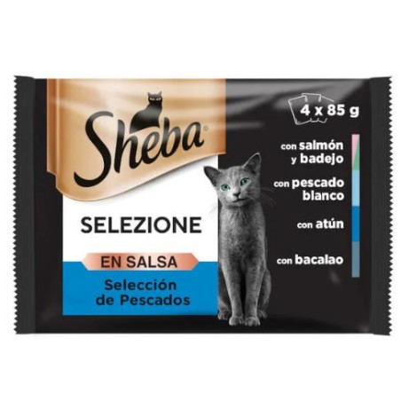 SHEBA SELECCION DE PESCADOS 4x85gr