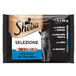 SHEBA SELECCION DE PESCADOS 4x85gr