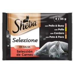 SHEBA SELECCION DE CARNES 4x85gr