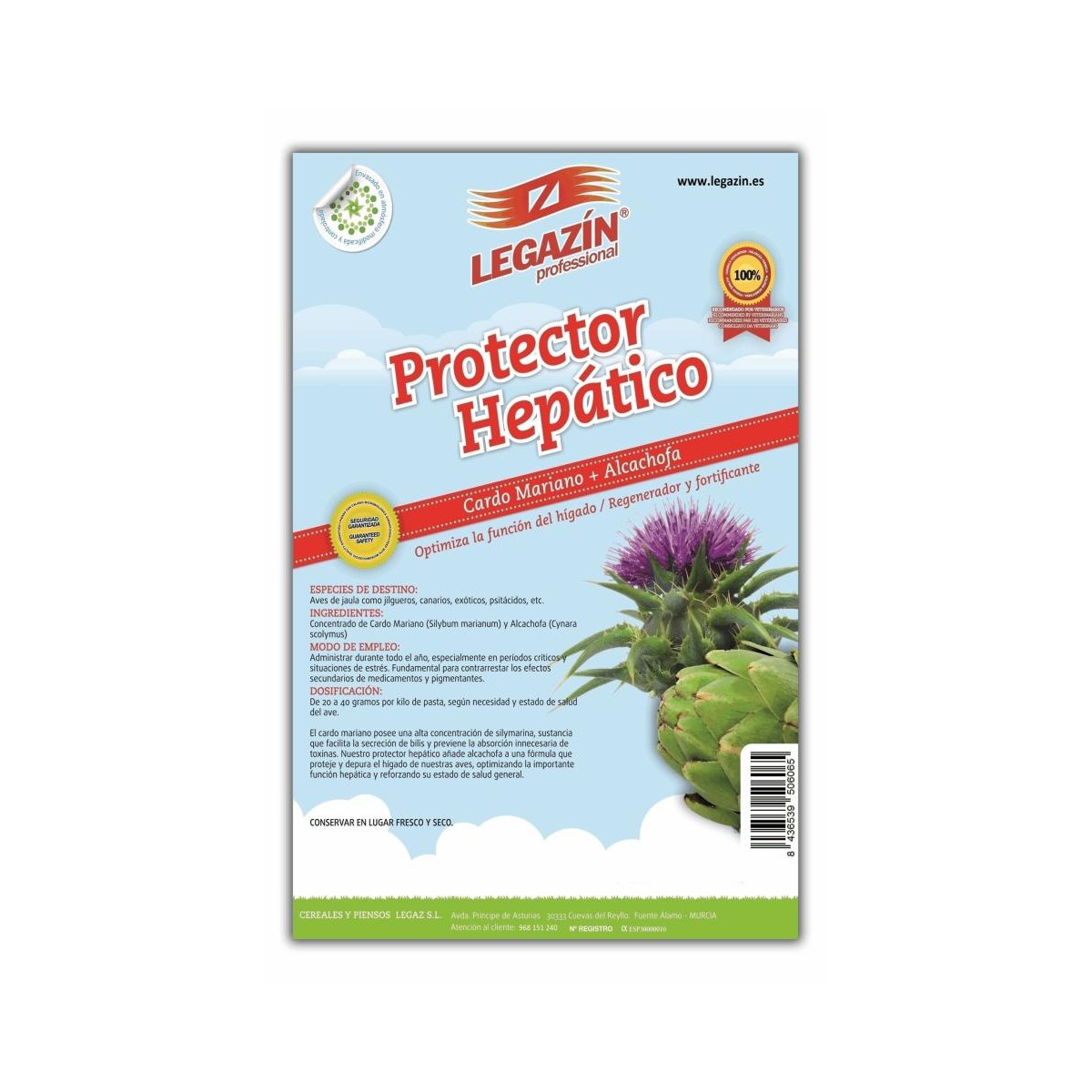 LEGAZIN PROTECTOR HEPATICO 500gr