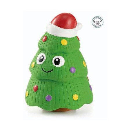 Juguete de látex para perros Árbol de Navidad