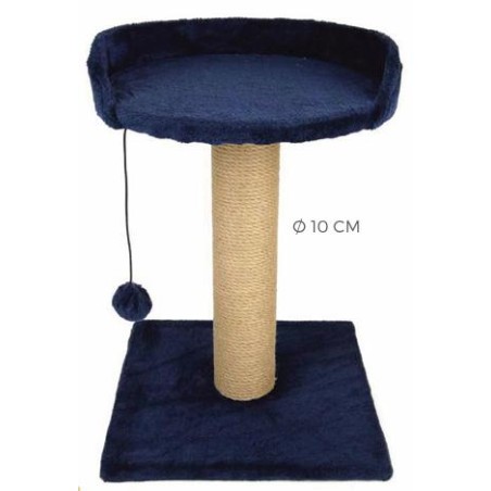 RASCADOR CUERDA SISAL AZUL