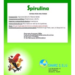 ESPIRULINA CANARIZ SOBRE 250gr