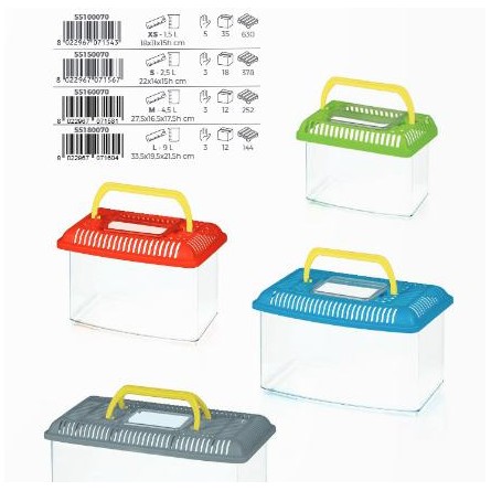 ACUARIO CESTA PLASTICO 2 5LTRS