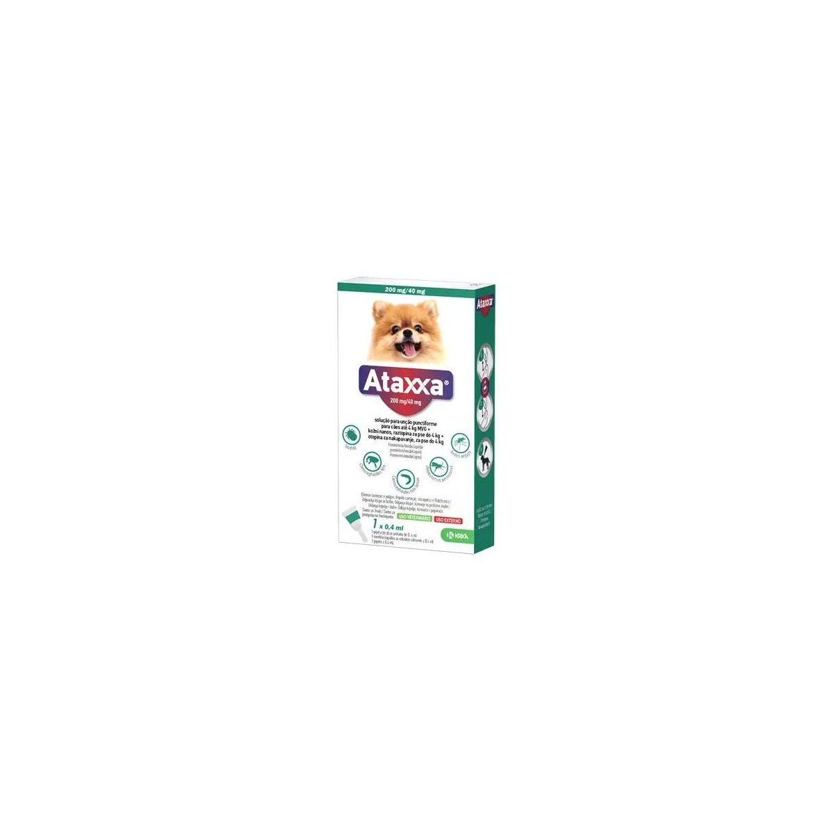 ATAXXA PERROS HASTA 4KG  3 PP