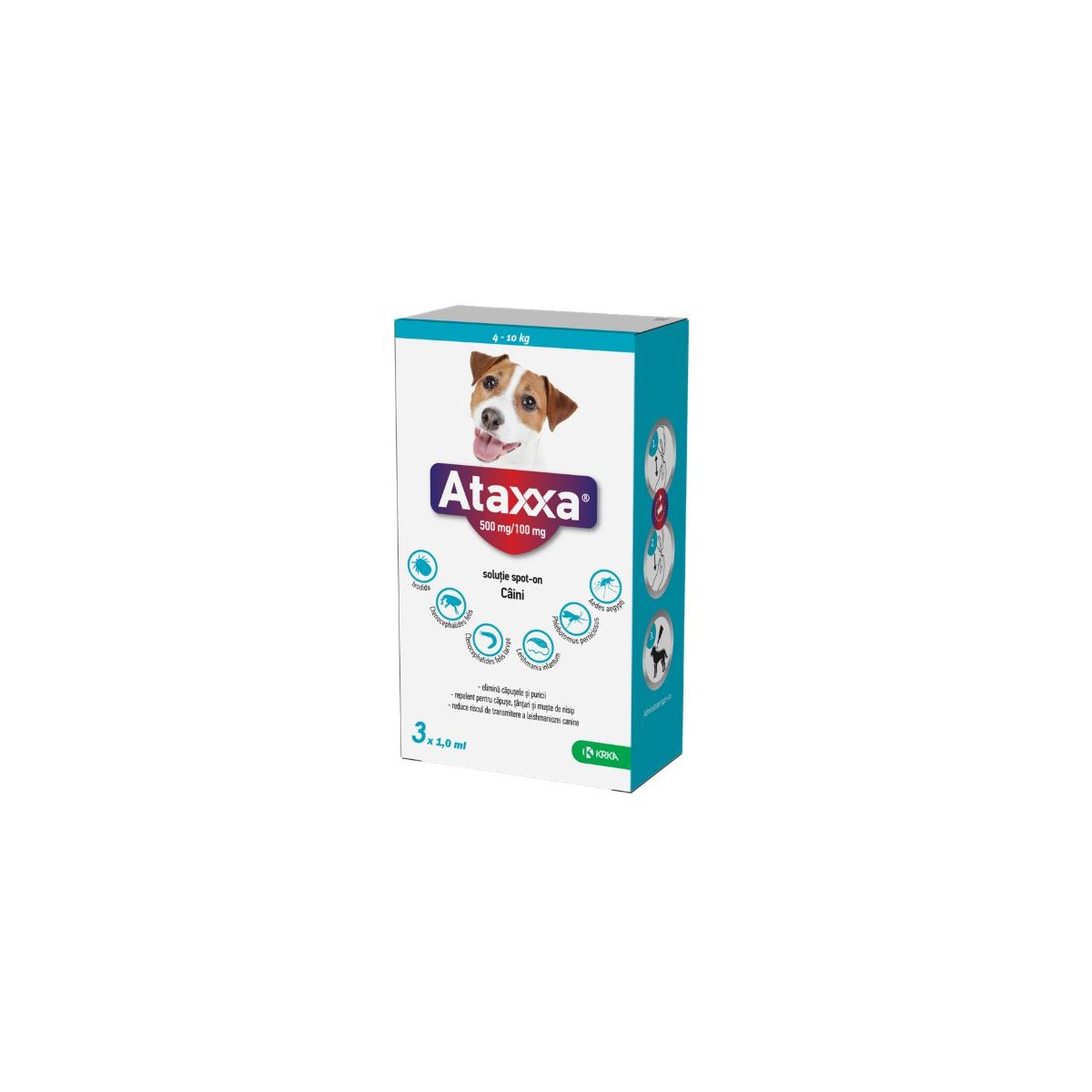 ATAXXA PERROS 4 HASTA 10KG  3PP