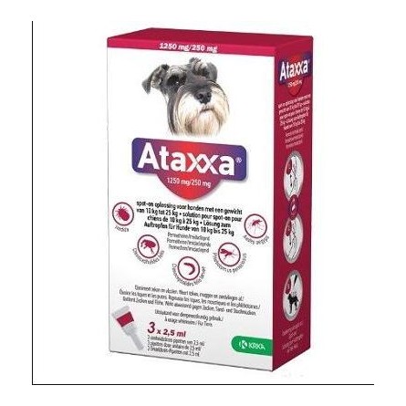 ATAXXA PERROS 10 HASTA 25KG  3 PP