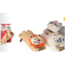 JUGUETE GATOS PELUCHE HIERBA