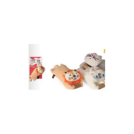 JUGUETE GATOS PELUCHE HIERBA