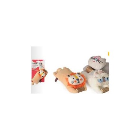 JUGUETE GATOS PELUCHE HIERBA